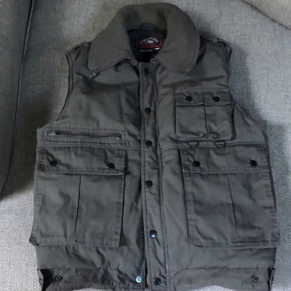 Vintage Competitive Edge duck down and waterfowl-filled vest